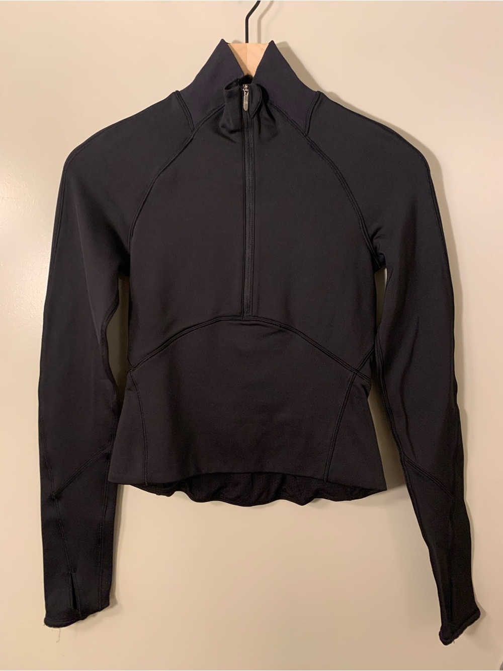Lululemon Black Quarter-Zip Performance Zip